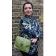 Louisa Satchel Apple Green Messenger Bag